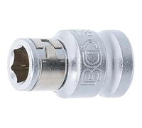 D-Work Adattatore con Sfera di Tenuta 10 mm (3/8) - Sei Pan Interni 8 mm (5/16) - Precisione e Sicurezza