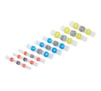 D-Work Assortimento di connettori di saldatura e guaina termorestringente, 9 pezzi, isolamento e protezione affidabili