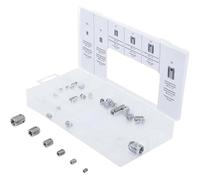 D-Work - Assortimento di maschi autotaglienti, 32 pezzi, in acciaio, precisione e versatilità, Pro