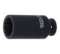 D-Work - Bussola a impatto lunga 12,5 mm (1/2), 28 mm, dodici pannelli, resistente e preciso, acciaio, zone difficili