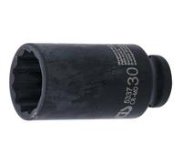 D-Work - Bussola a impatto lunga, 12,5 mm (1/2), 30 mm, dodici pani, potenza e precisione, acciaio, zone difficili
