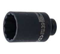 D-Work - Bussola a percussione lunga, 12,5 mm (1/2), 39 mm, dodici pani, robusta e precisa, acciaio, Pro