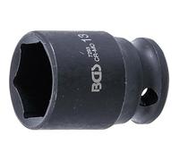 D-Work - Bussola a percussione Six Pans 1/4, 13 mm, in acciaio resistente, per uso professionale e preciso