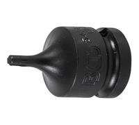 D-Work - Bussola con punte a percussione, 42 mm, 12,5 mm (1/2), profilo Torx T20, resistente e preciso, in acciaio