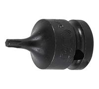 D-Work - Bussola con punte a percussione, 42 mm, 12,5 mm (1/2), profilo Torx T25, resistente e preciso, acciaio