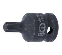 D-Work - Bussola con punte a percussione, 42 mm, 12,5 mm (1/2), profilo Torx T50, resistente e preciso, acciaio