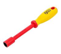 D-Work - Cacciavite VDE a bussola a sei scomparti, 14 mm, asta 125 mm, isolamento sicuro e preciso, in acciaio