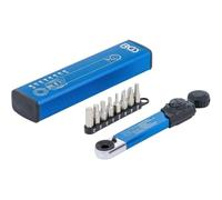 D-Work Chiave dinamometrica 2-10 Nm, 6,3 mm (1/4), set di punte 9 pezzi, precisione e versatilità