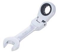 D-Work Chiave mista a cricchetto corta 11 mm - Acciaio, ergonomica e pratica - Zone difficili