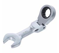 D-Work Chiave mista a cricchetto corta 15 mm - Acciaio, ergonomica e pratica - Zone difficili