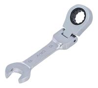 D-Work Chiave mista a cricchetto corto 10 mm - Acciaio da cucire - Precisione e maneggevolezza - Zone difficili