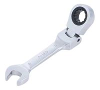 D-Work Chiave mista a cricchetto corto 8 mm - acciaio da cucire - precisione e maneggevolezza, zone difficili