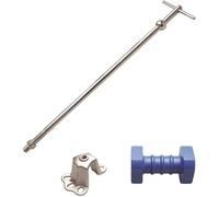 D-Work - Estrattore per cuscinetti ruota a 4 e 5 fori, 100-115 mm, con massa a inerzia, Pro