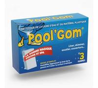 D-Work - Gomma detergente Pool'Gom, confezione da 3, pratica pulizia piscina,