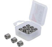 D-Work, inserti maschiati M11 x 1,5 mm, confezione da 10 pezzi, in acciaio resistente, fissaggio affidabile e durevole