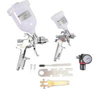 D-Work Kit di pistole per verniciatura con regolatore, 1,66 kg, 14,2 x 15,6 x 22,7 cm, versatile e preciso
