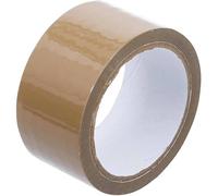 D-Work, nastro adesivo di imballaggio marrone, 50 mm x 50 m, resistente e pratico per sigillatura, Pro