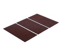 D-Work - Pattini in feltro, 3 pezzi, 100 x 200 mm, protezione per pavimenti e mobili, 3 pezzi