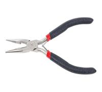 D-Work - Pinza per beccucci sottili dritti, 120 mm, in acciaio, a molla integrata, precisione e comfort, per elettronica