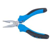 D-Work - Pinza per beccucci sottili elettronici, 130 mm, con molla, precisione e comfort di utilizzo