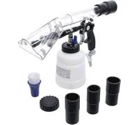 D-Work - Pistola pneumatica per la pulizia, 7 pezzi, spazzola e accessorio per l'aspirazione, versatile ed efficace