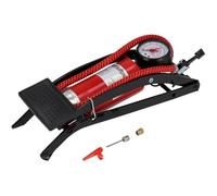 D-Work - Pompa ad aria a pedale 0-7 bar, compatta, robusta e pratica
