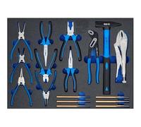 D-Work - Set di 17 Martelli, pinze, caccia-perni, strumenti versatili e pratici - D-Work