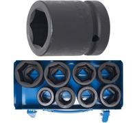 D-Work - Set di boccole a scossa da 27 a 50 mm, 8 pezzi, resistenti e versatili, in acciaio, Pro