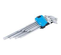 D-Work - Set di chiavi a brugola extra lunghi, profilo T Torx T10-T50-9 pezzi - Precisione e accessibilità ottimale