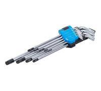 D-Work - Set di chiavi a brugola extra lunghi, profilo T Torx T10-T50-9 pezzi - Precisione e Accessibilità