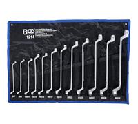 D-Work Set di chiavi ad occhio doppie, 12 pezzi, 6 x 7 a 30 x 32 mm, in acciaio resistente e di precisione professionale