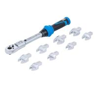 D-Work Set di chiavi dinamometriche 6-30 Nm - 10 pezzi per strumenti a innesto 9 x 12 mm - Precisione e Affidabilità