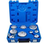 D-Work - Set di chiavi per filtro campana, 9 pezzi, D.27-88,8 mm, in acciaio resistente, facile da montare e smontare
