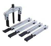 D-Work - Set di estrattori 2 artigli, 35-130 mm, 7 pezzi, in acciaio resistente, facile e sicura