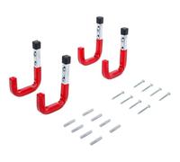 D-Work Set di ganci da parete, 4 pezzi, in acciaio, fissaggio facile e resistente