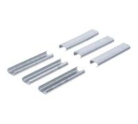 D-Work, set di graffette per naso di maiale, 300 pezzi, per cuscini e vestimenti, fissaggio solido e pratico