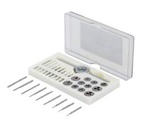 D-Work - Set di maschi M1, M2,5, 31 pezzi, in acciaio, precisione e durata, Pro