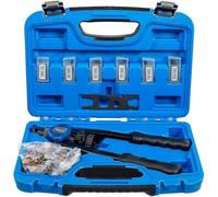 D-Work - Set di pinze dadi M3-M10, 68 pezzi, in acciaio resistente, versatilità e precisione, Pro