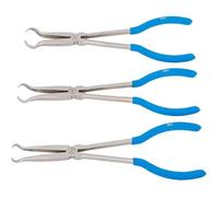 D-Work - Set di pinze per tappo di candela, 3 pezzi, punta ad anello, precisione e sicurezza