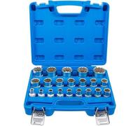 D-Work - Set di prese da 12,5 mm (1/2), 8-36 mm, 21 pezzi, in acciaio resistente e preciso