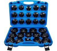 D-Work - Set di prese per filtri olio multimarca, 30 pezzi, in acciaio resistente, facile e versatile