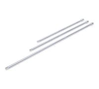 D-Work - Set di prolunghe da 10 mm (3/8), 375/450/600 mm, 3 pezzi, in acciaio resistente, facile estensione e accessibilità