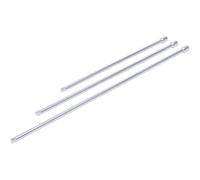 D-Work - Set di prolunghe da 6,3 mm (1/4), 300/380/450 mm, 3 pezzi in acciaio, precisione e robustezza, zone difficili