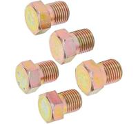 D-Work, tappi per scarico, M15 x 1,5 mm, confezione da 5 pezzi, in acciaio resistente e affidabile
