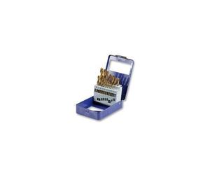 D00240 DURATOOL Set Punte Trapano Titanio Acciaio 1-10mm