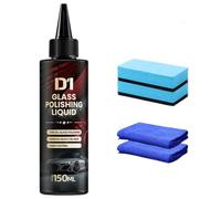 D1 Glass Polishing Liquid,Car Glass Polishing Compound,Car Windshield Oil Film Remover,Anti-Fog Hydrophobic Coating Spray,Removes Swirls, Scratches, Wiper Marks Oil Film (1*Pcs)