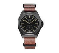 D1 Milano Orologio analogico al quarzo da uomo con cinturino in pelle MTLJ01, oro rosso, cinghia