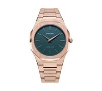 D1 Milano Ultra Thin D1-UTBU02 Men's Watch - Rose Gold, Forest Green Dial