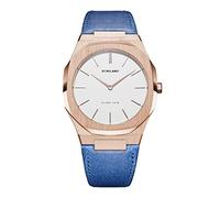D1 Milano UTLL05 - Orologio da donna ultra sottile al quarzo, quadrante bianco
