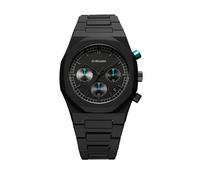 D1 Milano Watch PHBJ Poly Chrono 1,6" (40,5 mm), Colore: nero antracite., Medium, Tipo di bracciale:
